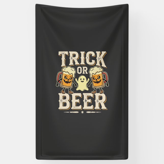 Trick or Beer Halloween Beer Design_1 Banner (Vertical)