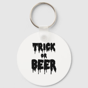 trick or beer key ring