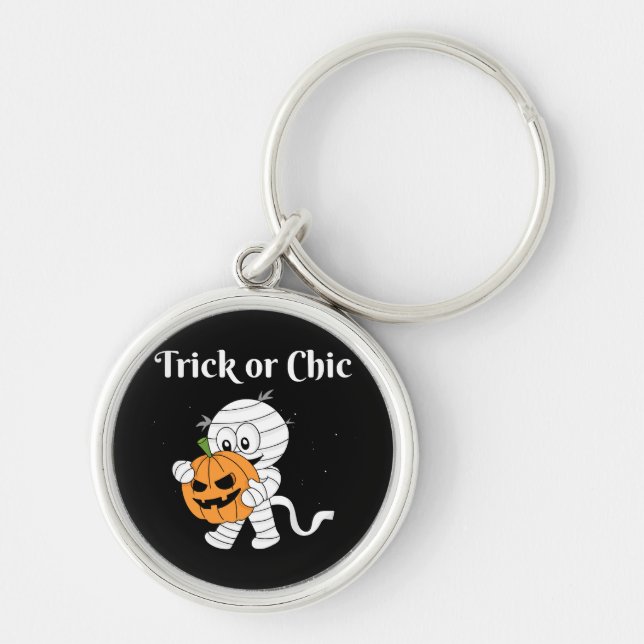 Trick Or Chic Key Ring (Front)