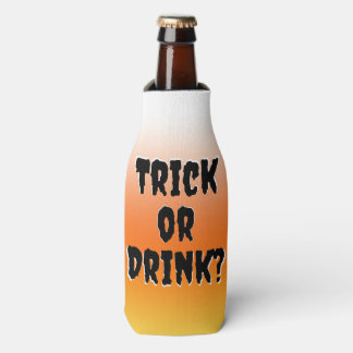 Trick or Drink Cute Spooky Halloween Bottle Cooler