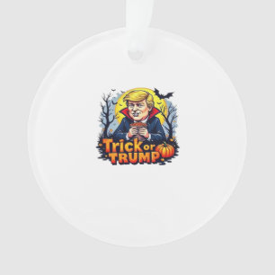 Trick Or Halloween Classic Ornament