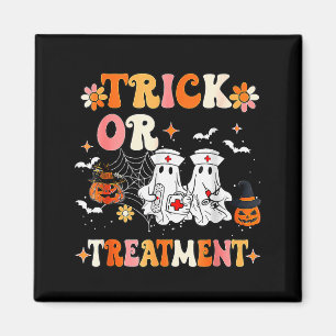 Trick Or Halloween Radiation Oncology Rad Therapy  Magnet