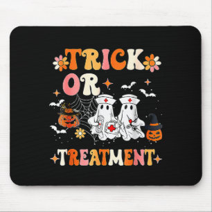 Trick Or Halloween Radiation Oncology Rad Therapy Mouse Mat