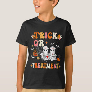 Trick Or Halloween Radiation Oncology Rad Therapy  T-Shirt