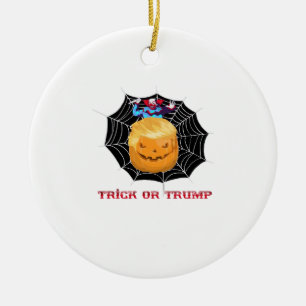 Trick Or Halloween Scary Clown Ceramic Tree Decoration