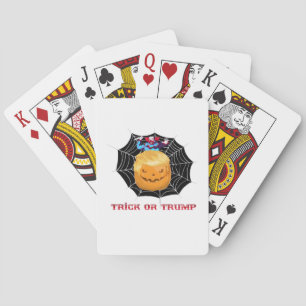 Trick Or Halloween Scary Clown Playing Cards