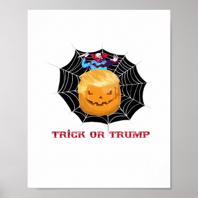 Trick Or Halloween Scary Clown Poster (Front)
