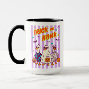 Trick or Honk Silly Goose Halloween Mug