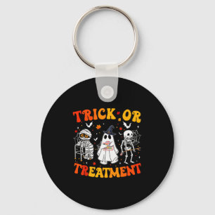 Trick Or Pt Physical Therapy Therast Halloween Key Ring
