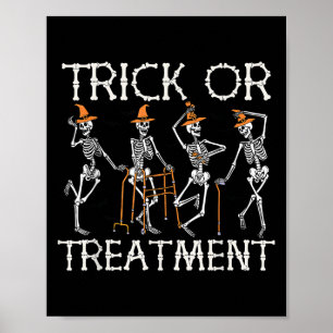 Trick Or Pt Physical Therapy Therast Halloween  Poster