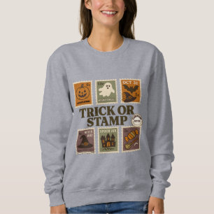 “Trick or Stamp Halloween Shirt – Vintage Postage