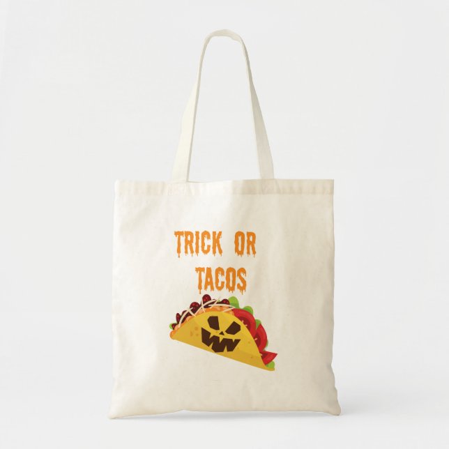 Trick or Taco Halloween Bag (Front)