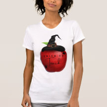 Trick or Teach Apple Teacher Tshirt