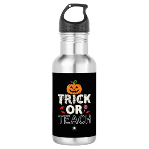 Trick or Teach Halloween Teacher Design (2)_1 532 Ml Water Bottle