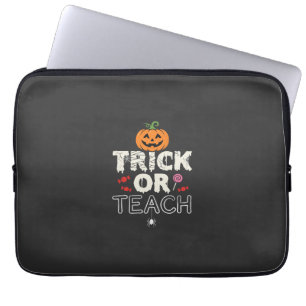 Trick or Teach Halloween Teacher Design (2)_1 Laptop Sleeve
