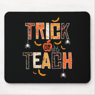 Trick Or Teach Retro Halloween Teacher Women Men C Mouse Mat