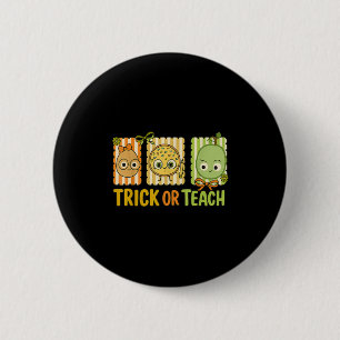 Trick Or Teach, The Bad Seed Halloween Costume Tee 6 Cm Round Badge