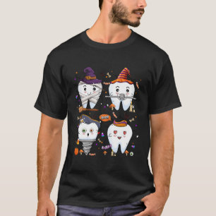 Trick Or Th Denstist Halloween Dental Squad T-Shirt