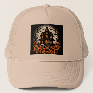 Trick or treat2 halloween  trucker hat