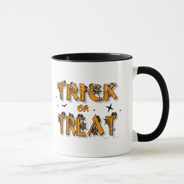 Trick or Treat -  2-sided Ringer Mug (Right)