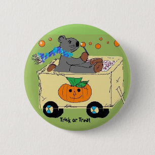 Trick or Treat 6 Cm Round Badge