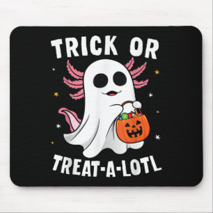 Trick Or Treat A Lotl Axolotl Halloween Costume To Mouse Mat