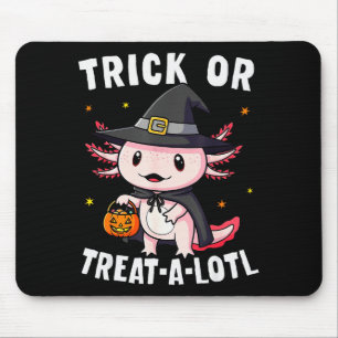 Trick Or Treat A Lotl Axolotl Halloween Costume Wi Mouse Mat