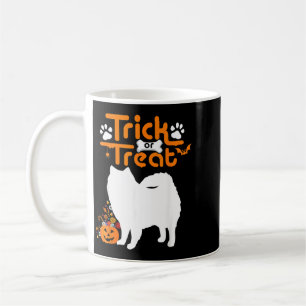 Trick Or Treat Aamerican Eskimo Dog Halloween Coffee Mug