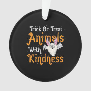 Trick Or Treat Animals With Kindness Ornament