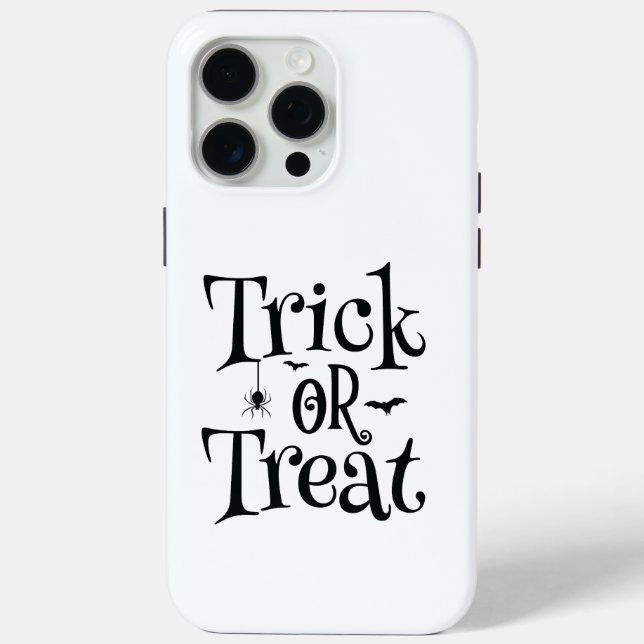 Trick or Treat Apple iPhone 15 Pro Max Tough Case (Back)