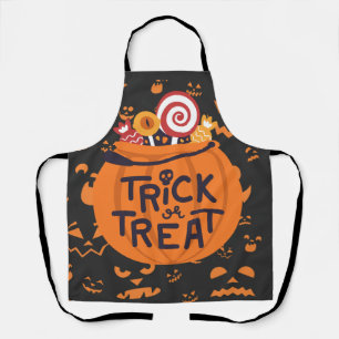 Trick or Treat Aprons Halloween All-Over Print