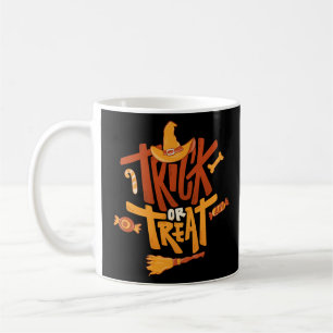 Trick or treat baby bodysuit coffee mug