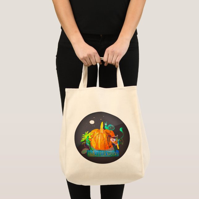 Trick-or-Treat Bag Pumpkin Spirit & Fun Halloween (Front (Product))