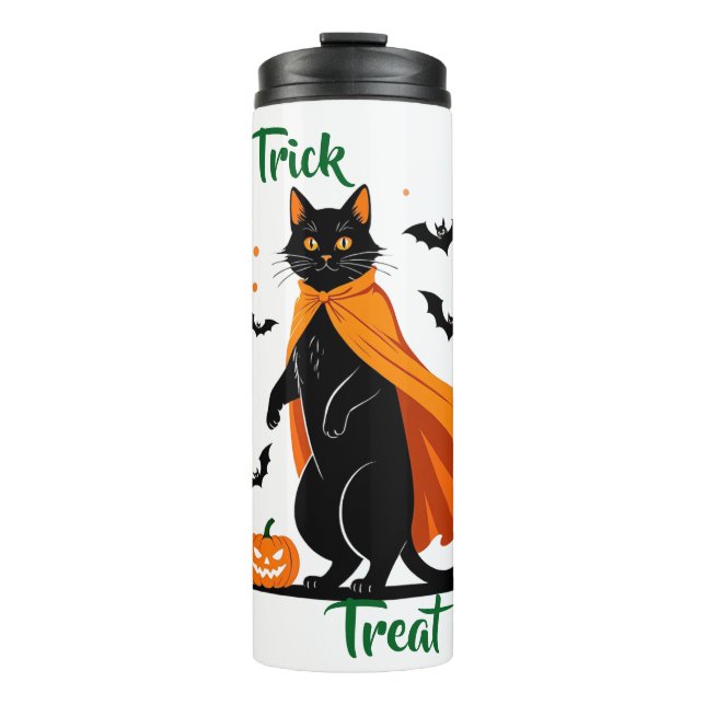 Trick or Treat Black Cat Speciality Mug (Front)
