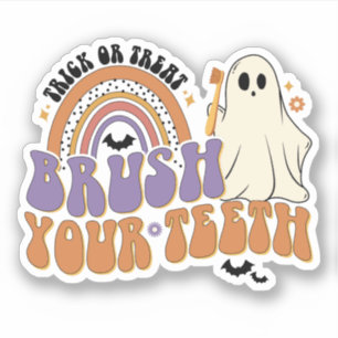 Trick Or Treat Brush Your Teeth Halloween Dentist