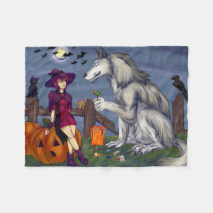 Trick or Treat Buddies Fleece Blanket