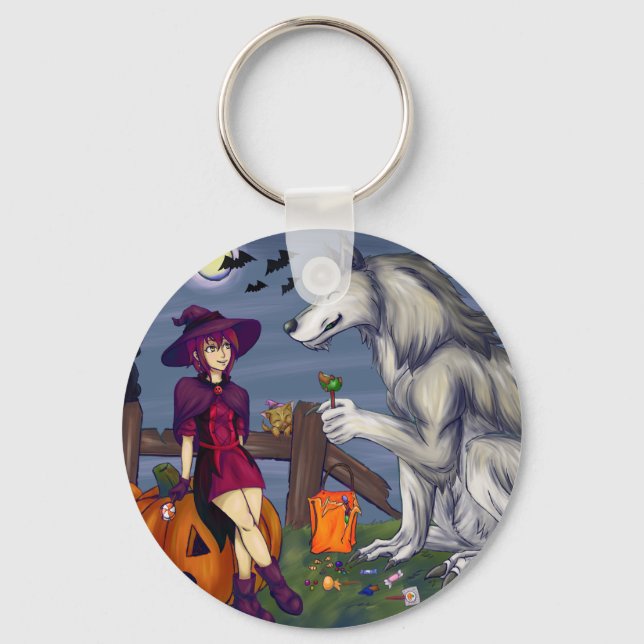 Trick or Treat Buddies Key Ring (Front)