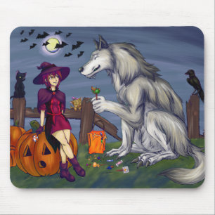 Trick or Treat Buddies Mouse Mat