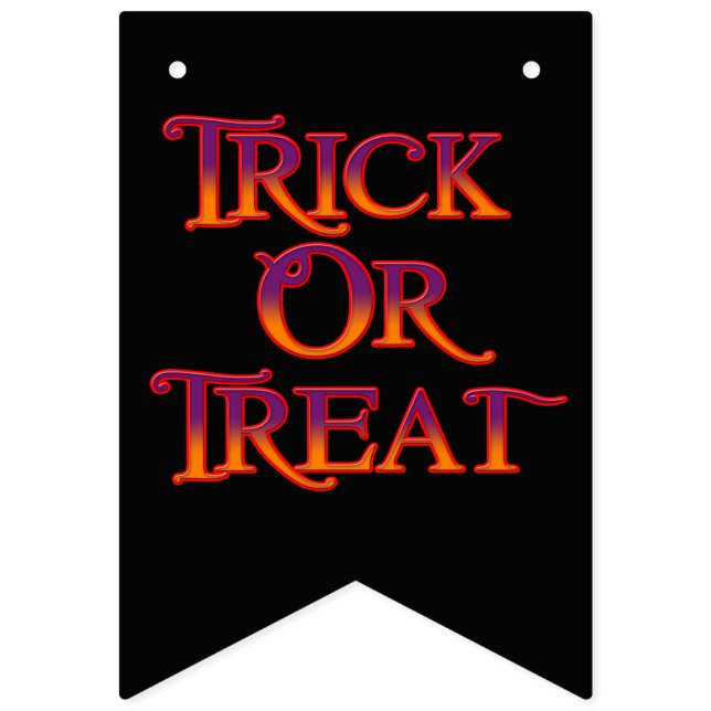 Trick or Treat Bunting (First Flag)