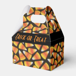 Trick Or Treat Candy Corn Gable Favour Box