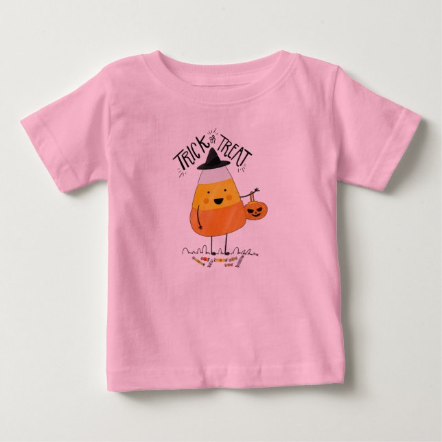 Trick or Treat Candy Corn Halloween | Bodysuit (Front)