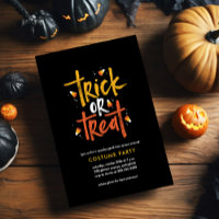 Trick or Treat Candy Corn Halloween Party