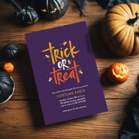 Trick or Treat Candy Corn Halloween Party