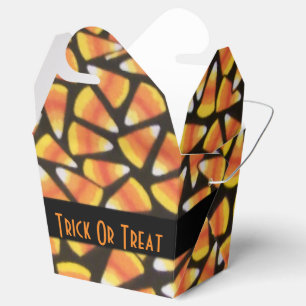 Trick Or Treat Candy Corn Take-Out Favour Box