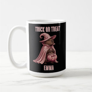 Trick or Treat Capybara Witch Coffee Mug