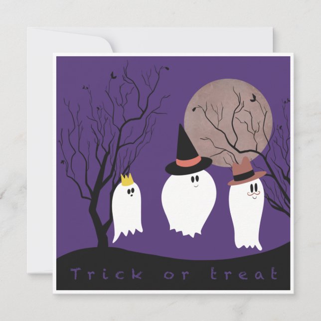 Trick or treat card (Front)