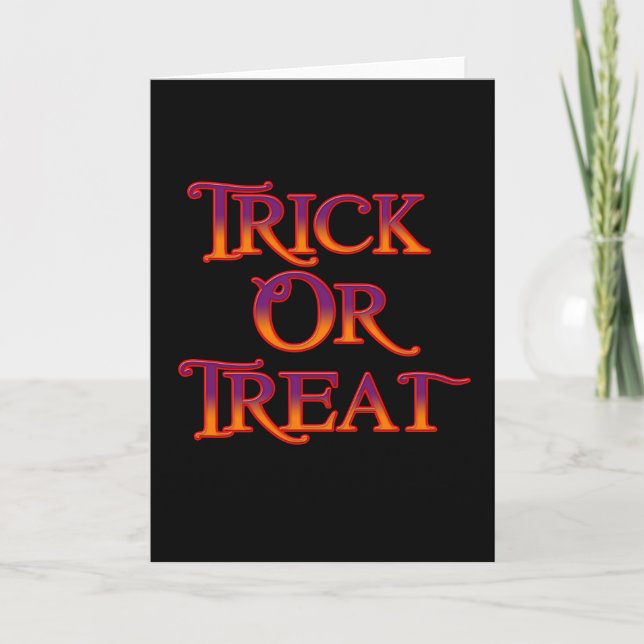 Trick or Treat Card (Front)