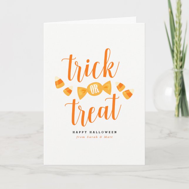 Trick or Treat Card (Front)