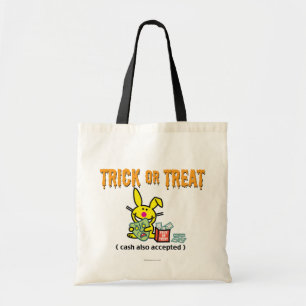 Trick or Treat (cash also accepted) Tote Bag