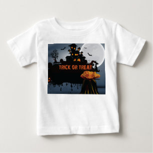 Trick or treat castle baby T-Shirt